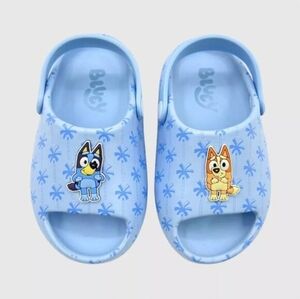 Toddler Bluey‎ Comfort Slide Sandals - Blue Size 8t